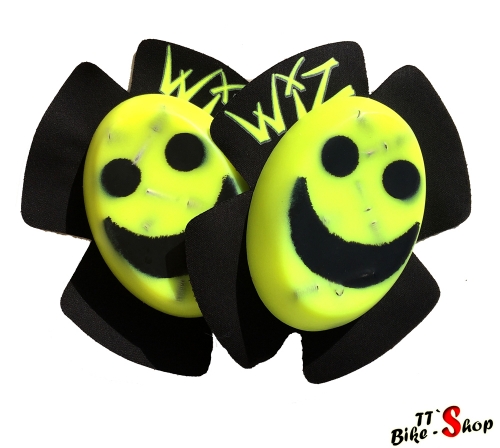 Wiz Kneeslider, Smile in hi viz yellow-black