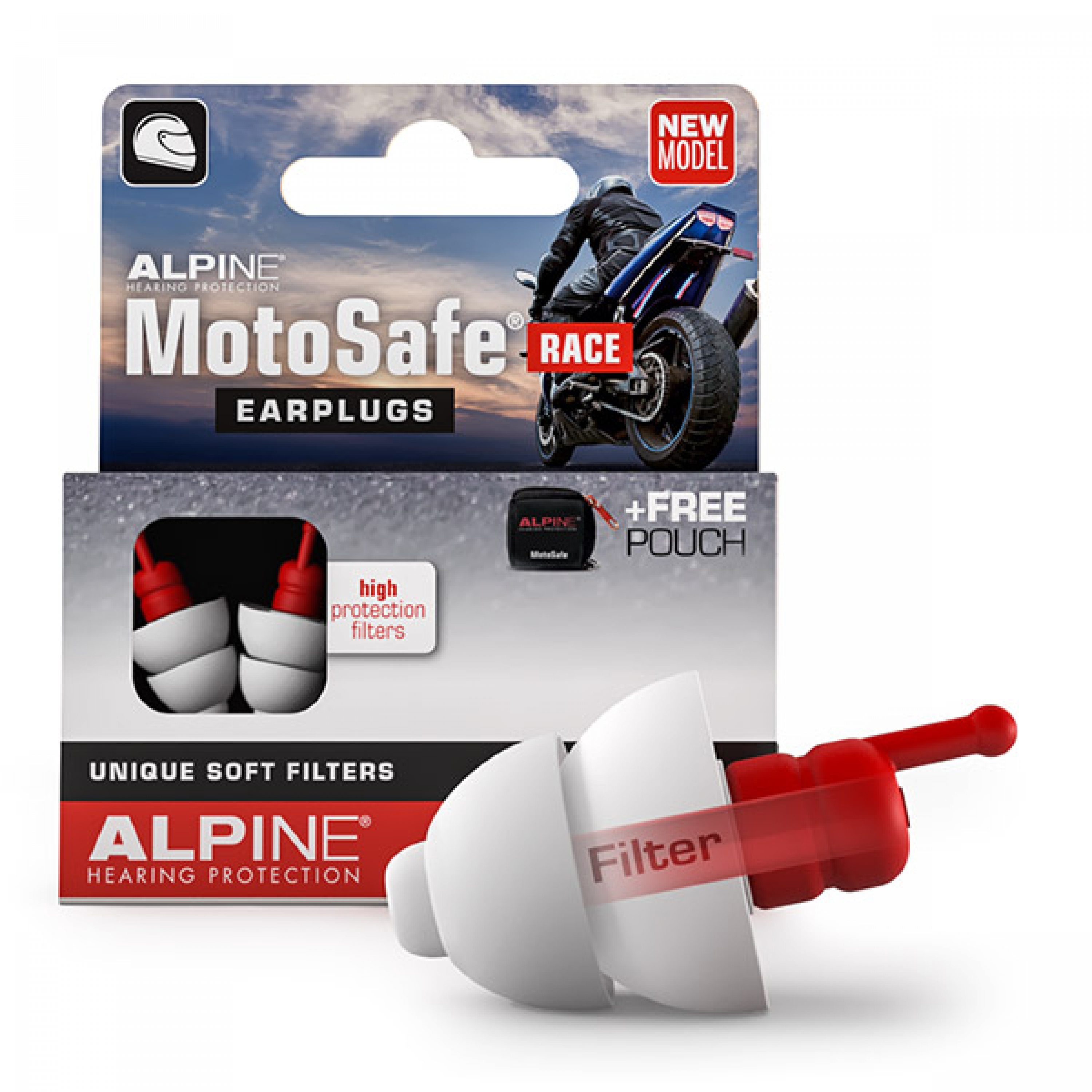 Alpine "MotoSafe Race" Gehörschutz
