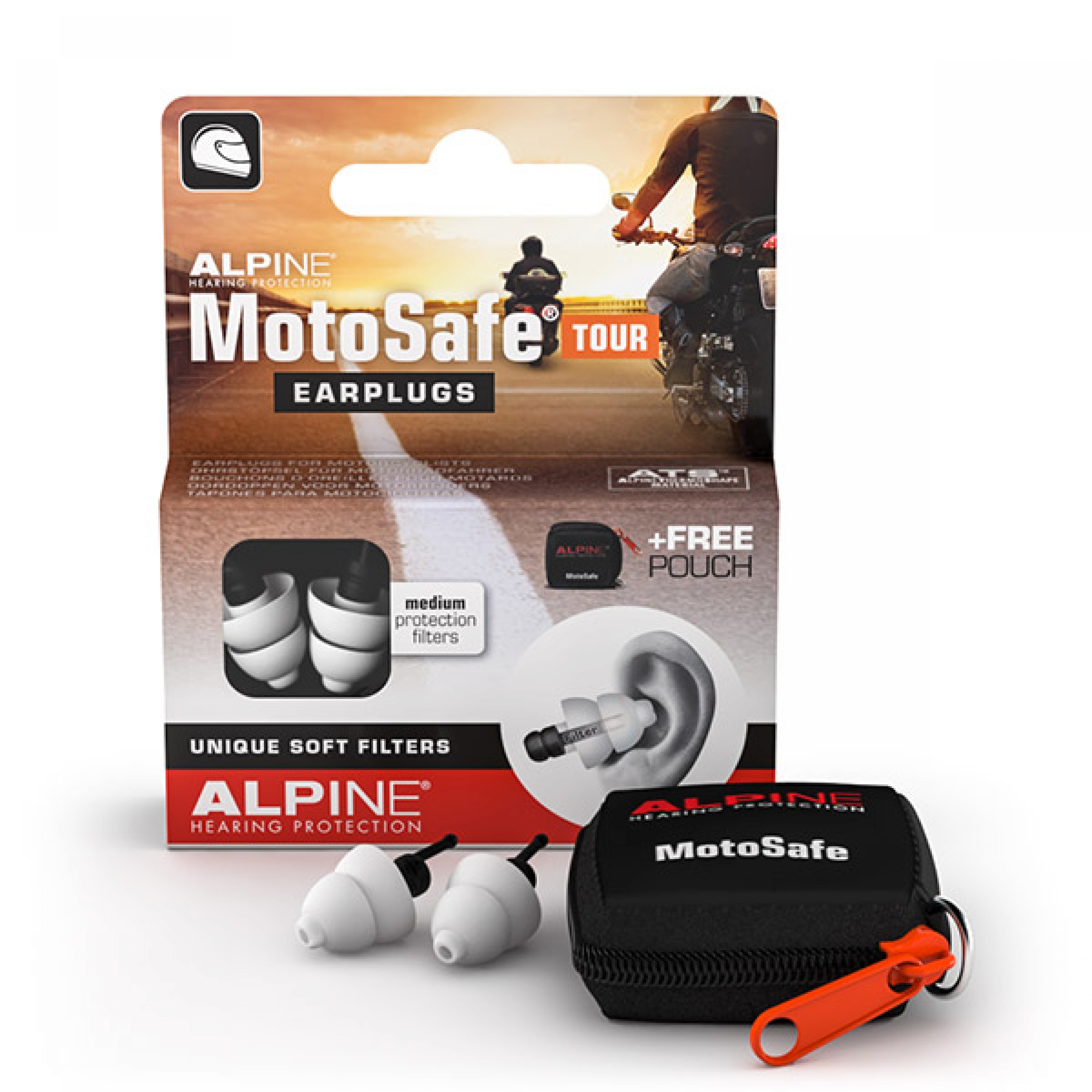 Alpine "MotoSafe Tour" Gehörschutz