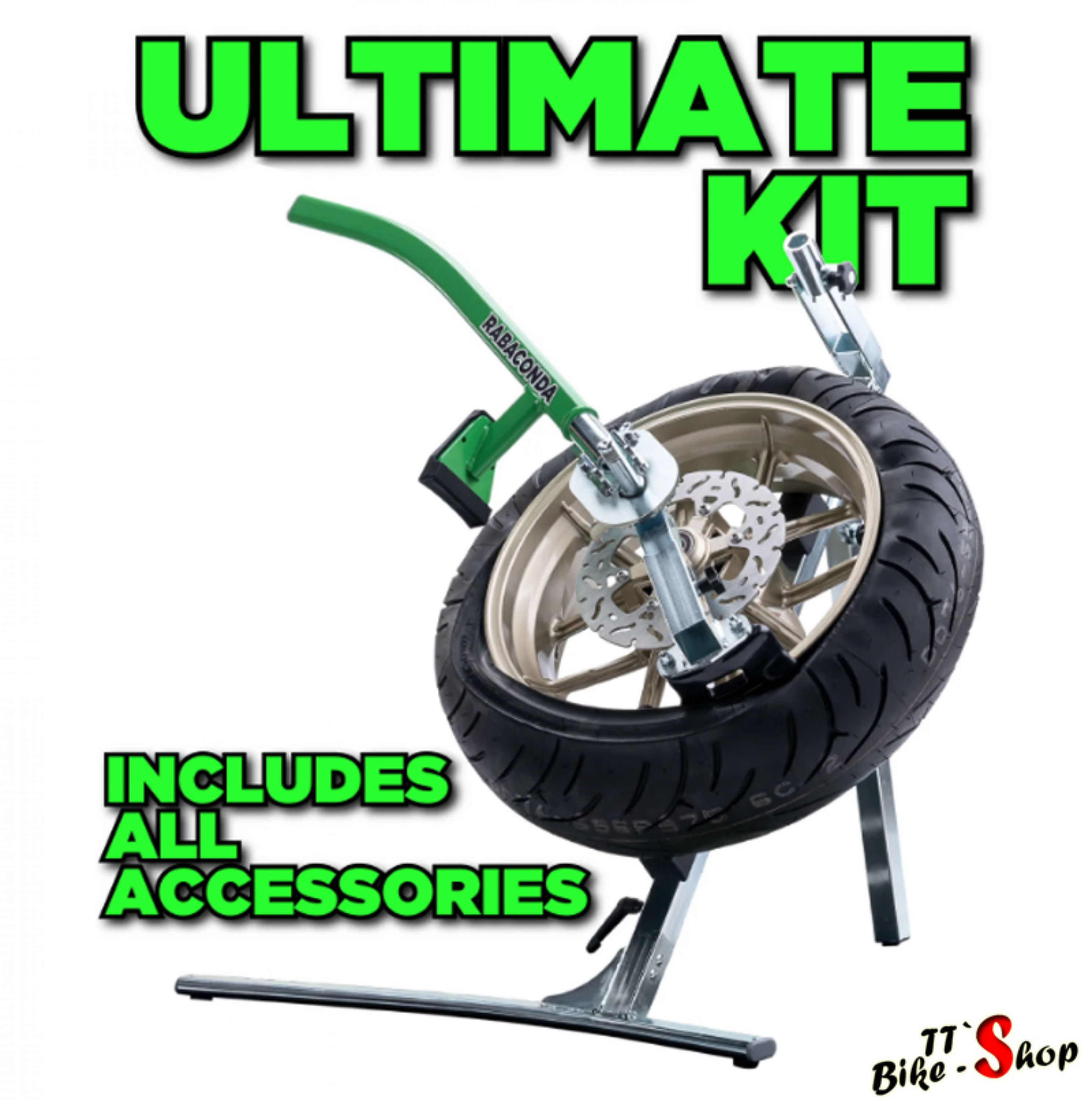 Rabaconda Street Bike Tyre Changer - Ultimate Kit