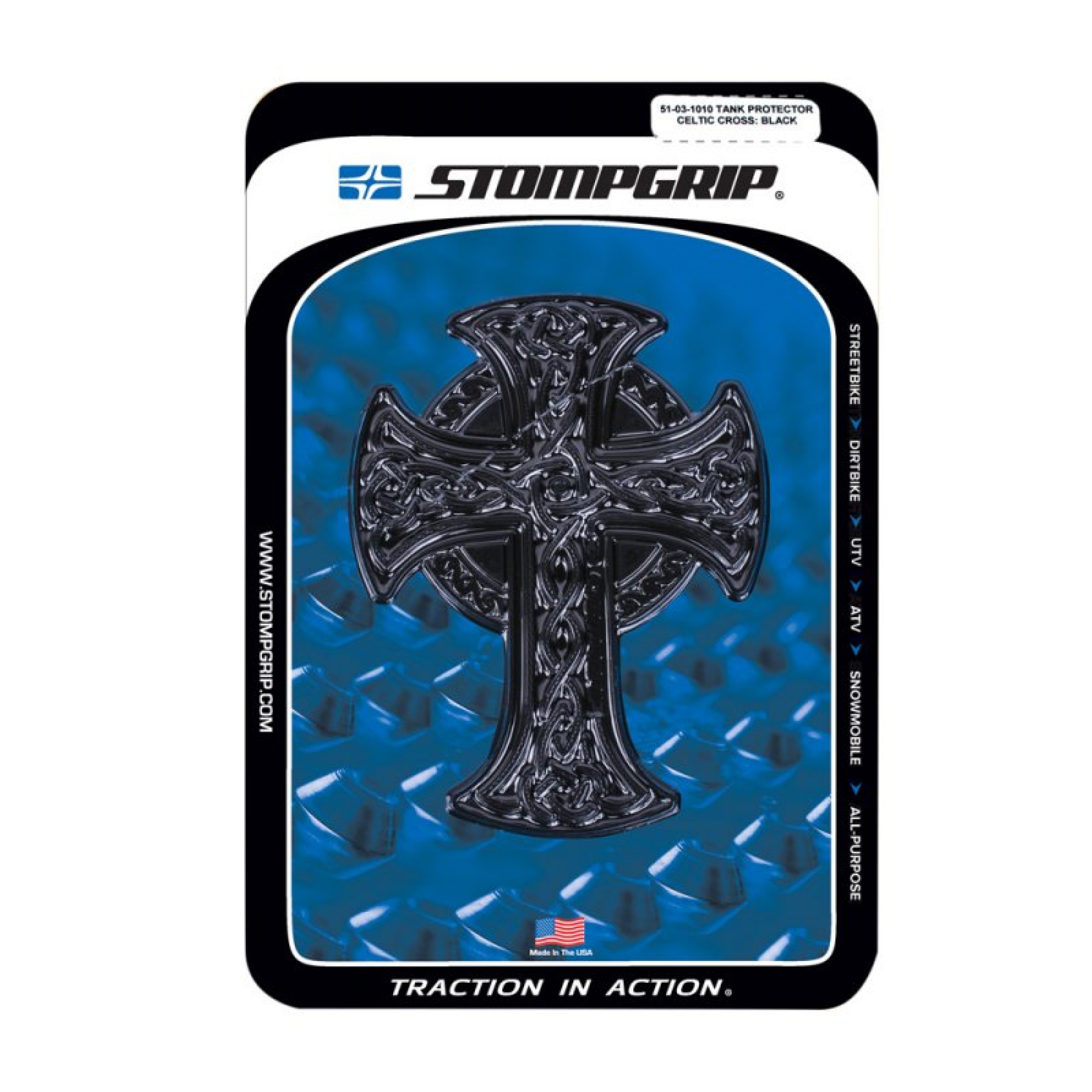 Stompgrip Tankpad "Smoothridge Cross" Kreuz